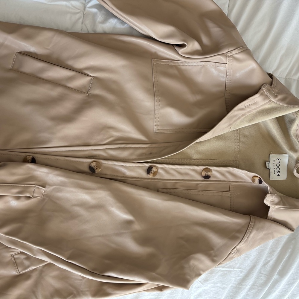 STOOSH Cream FAUX  Coat